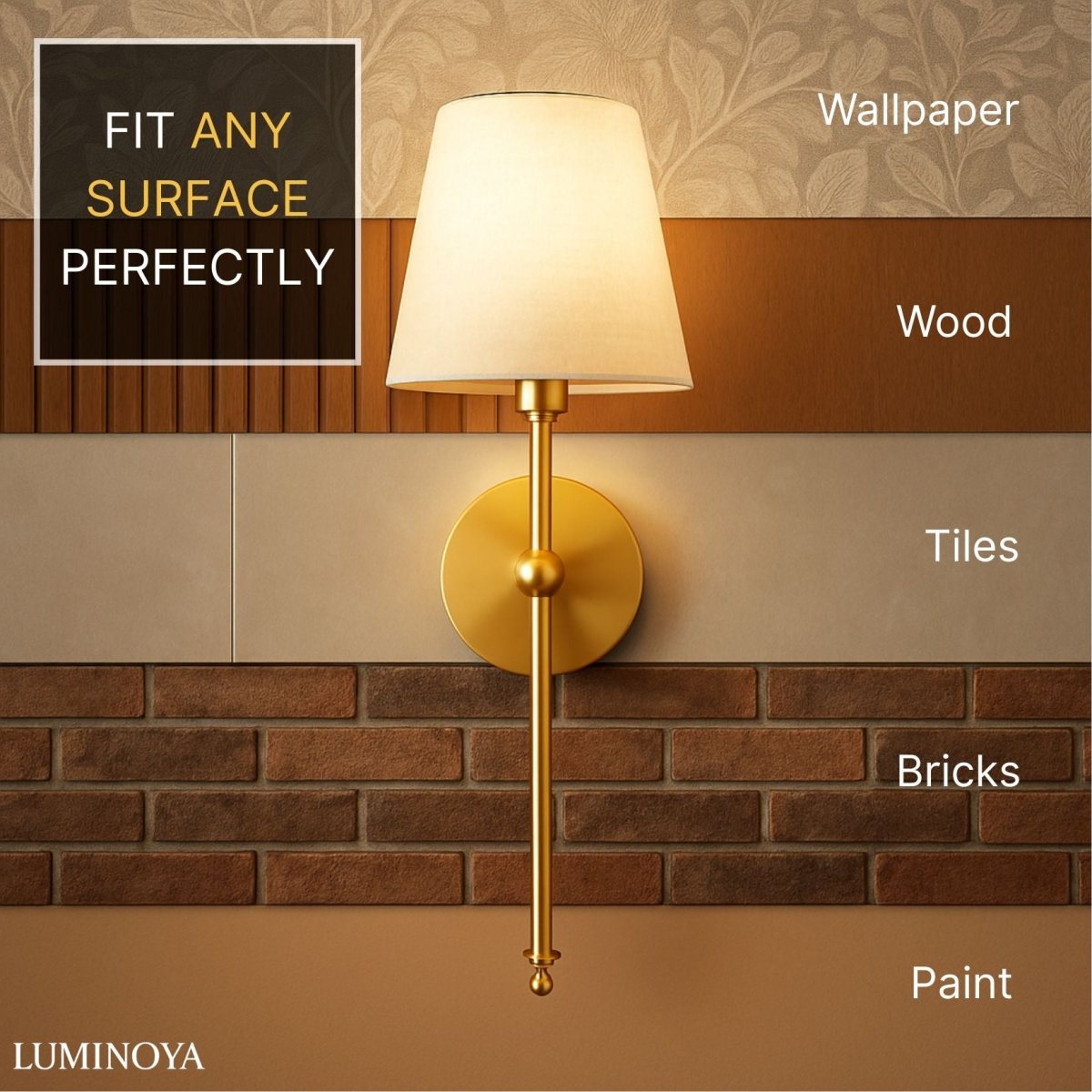 Cordless Wall Sconces - Luminoya