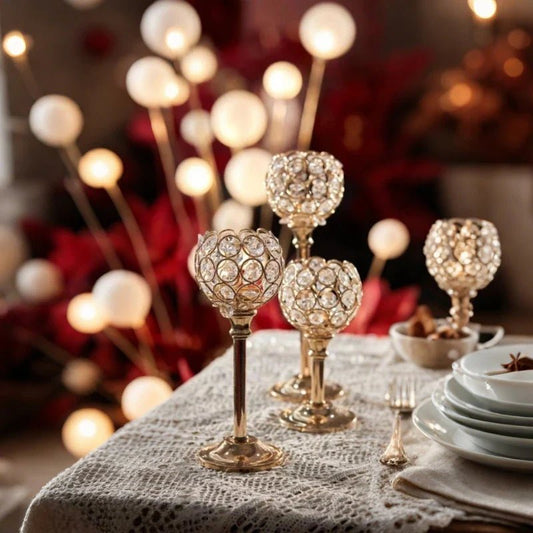 CrystalGlow™ Candle Holder - Luminoya