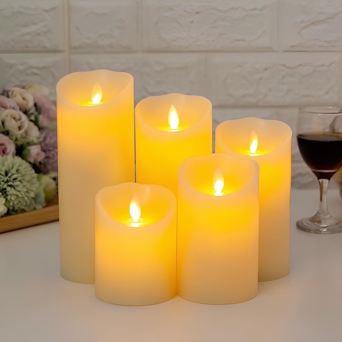 Flameless Block Candles - Luminoya