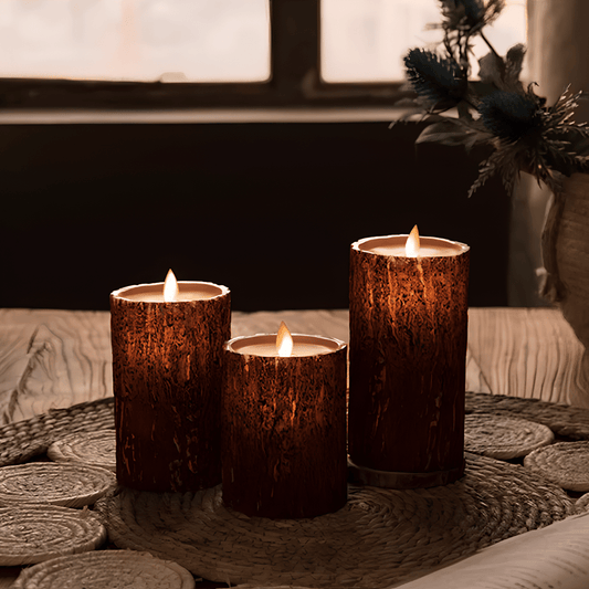 Flameless Block Candles - Luminoya