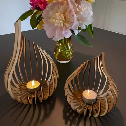 GlimmerDrop™ Candle Holder - Luminoya