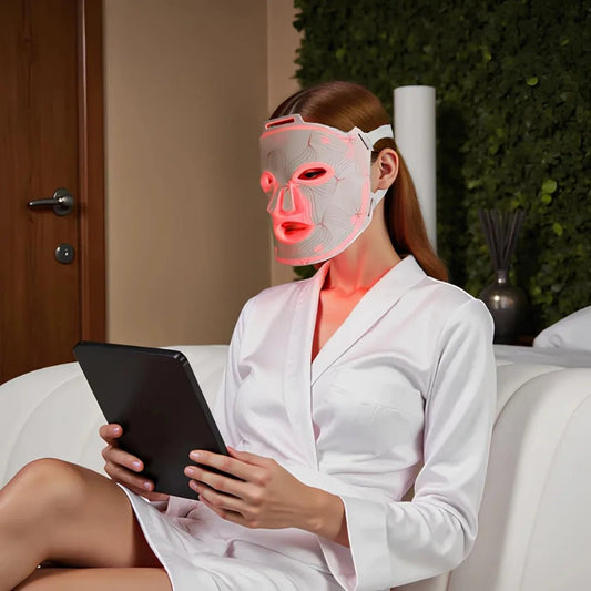 LumaDerm™ Red Light Therapy Face Mask - Luminoya