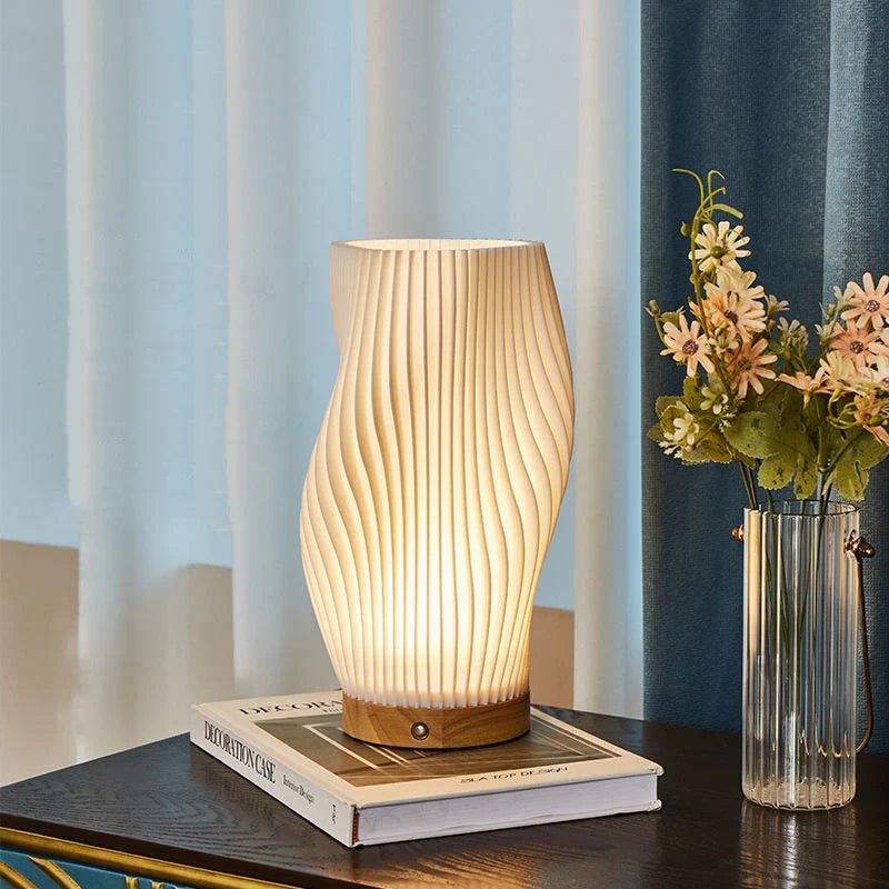 Serene Wavecrest Lamp - Luminoya