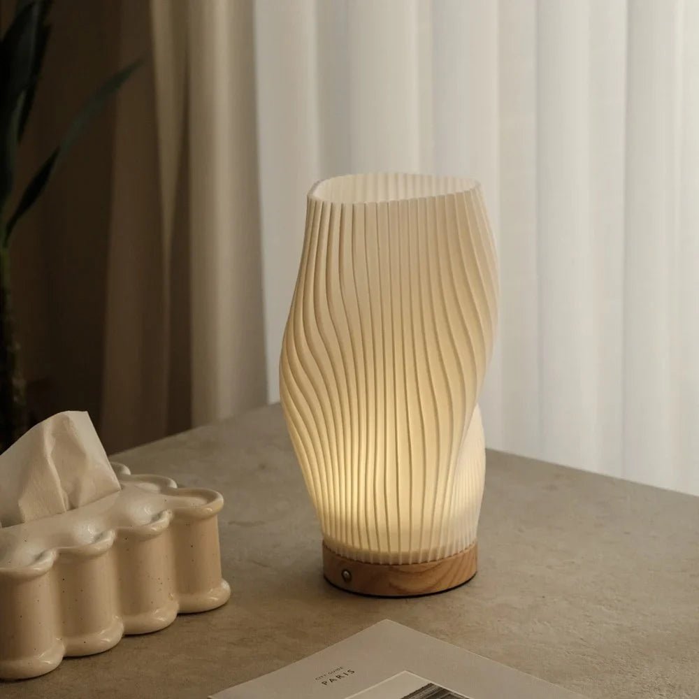 Serene Wavecrest Lamp - Luminoya