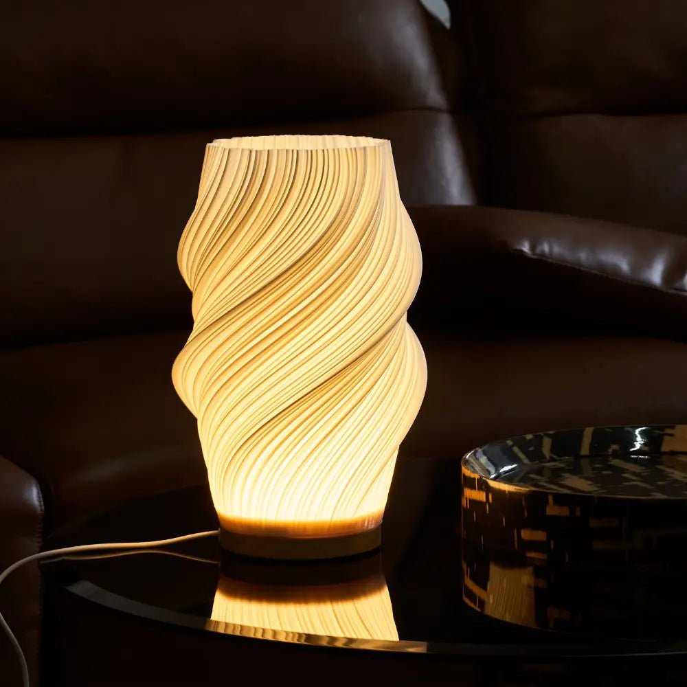 Serene Wavecrest Lamp - Luminoya