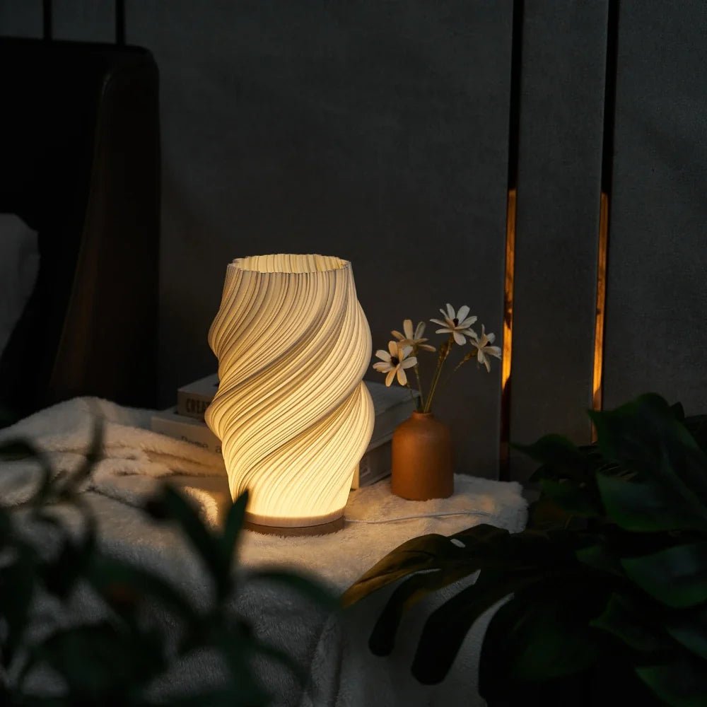 Serene Wavecrest Lamp - Luminoya