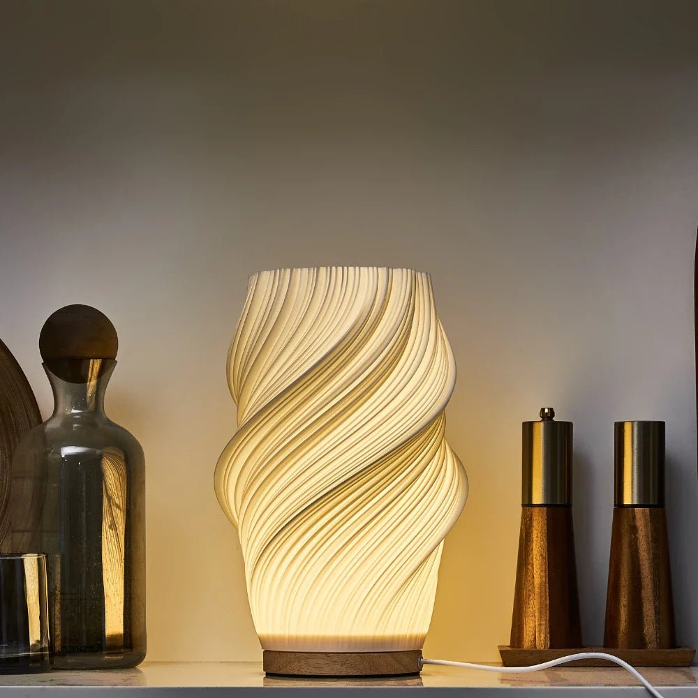 Serene Wavecrest Lamp - Luminoya