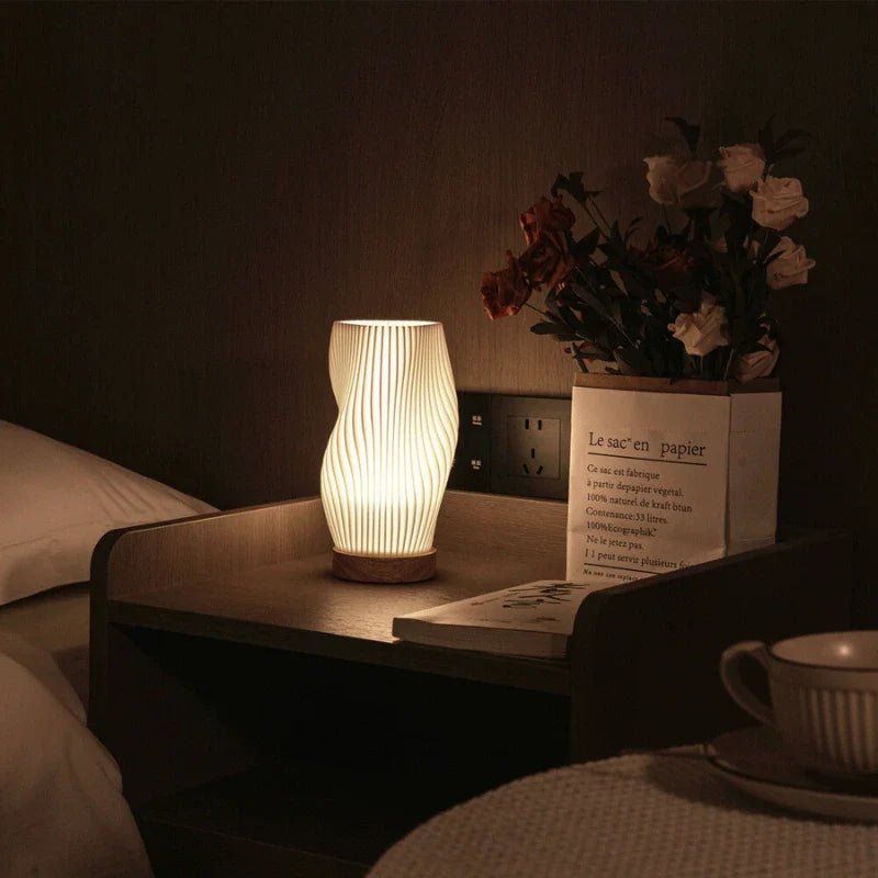 Serene Wavecrest Lamp - Luminoya