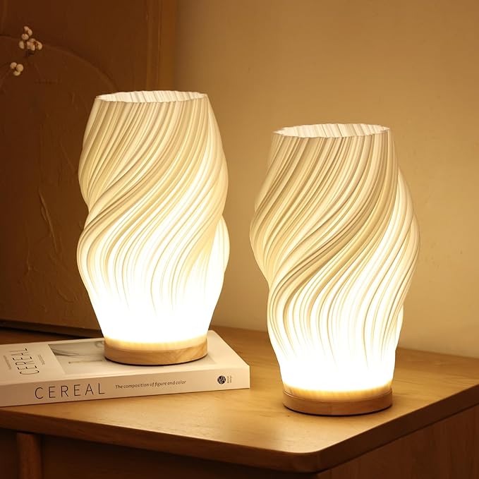 Serene Wavecrest Lamp - Luminoya