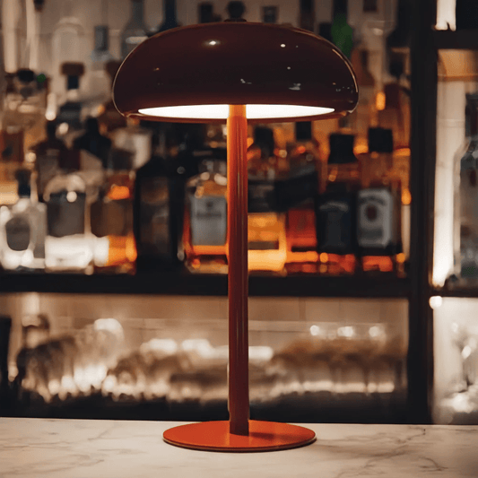 Sleek Retro Table Lamp - Luminoya