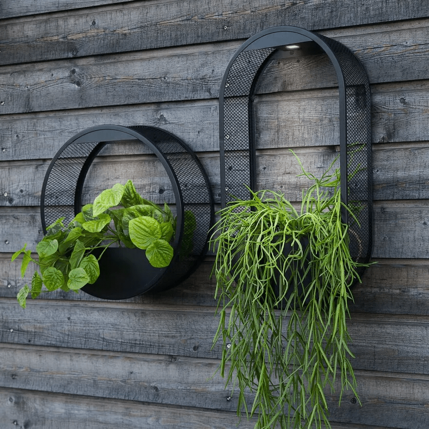 Solar Powered Wall Pot Light - Luminoya