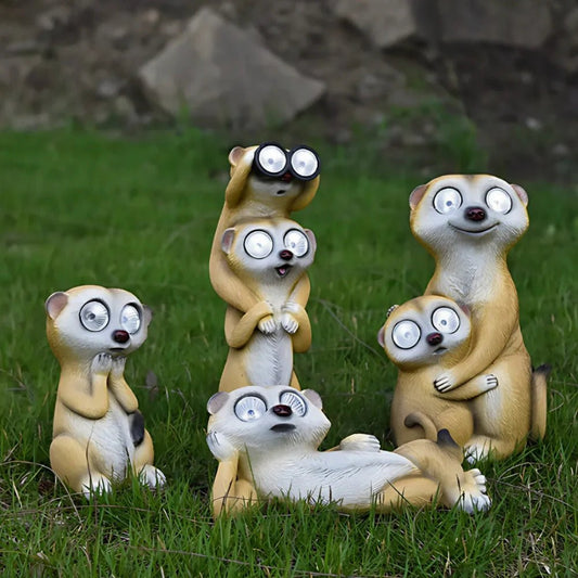 SolarKats™ Meerkat Light Figures - Luminoya