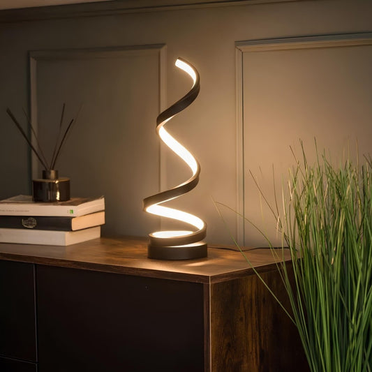 Spiral Table Lamp - Luminoya