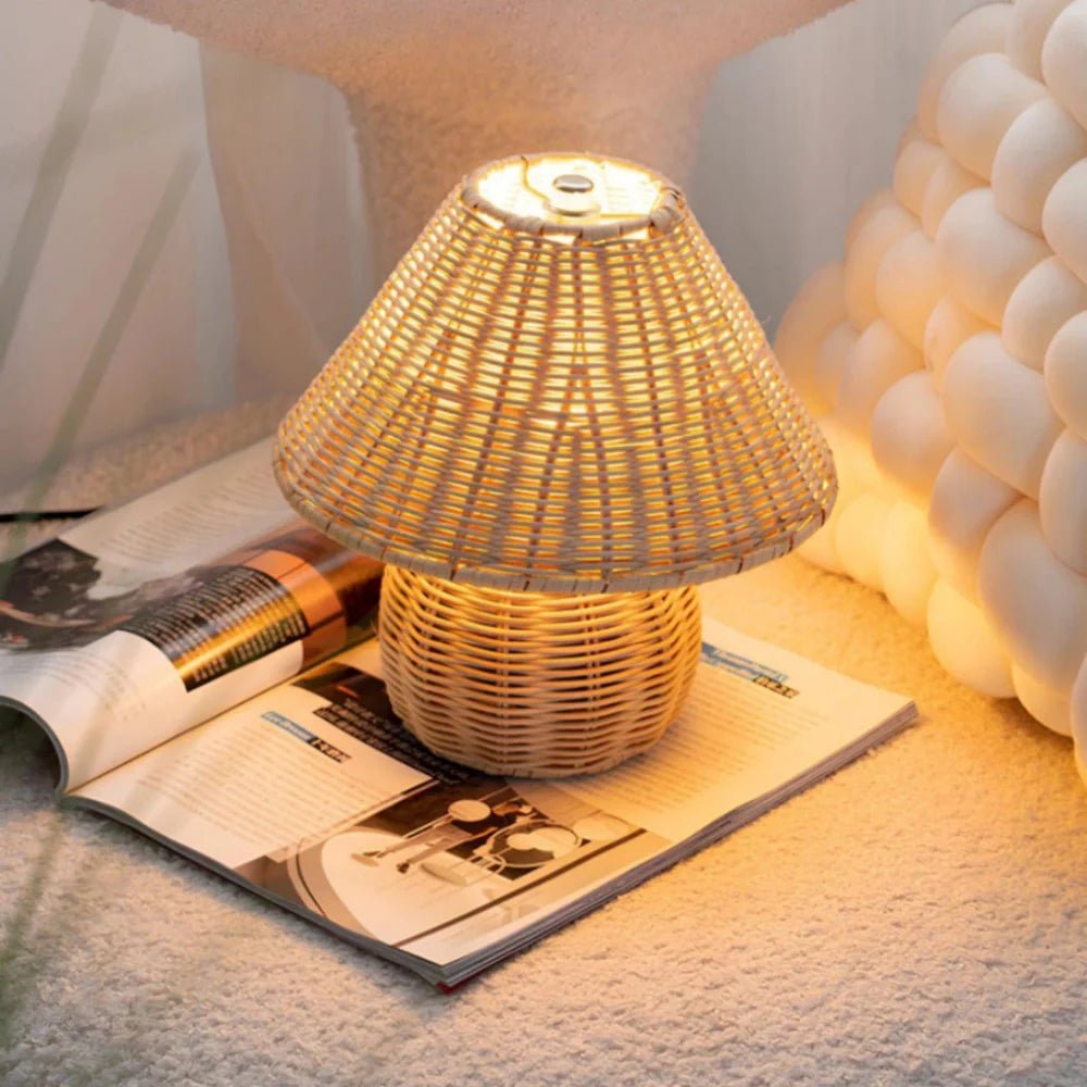 WeaveCraft™ Table Lamp - Luminoya