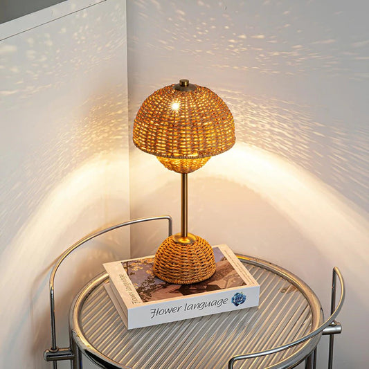 WeaveCraft™ Table Lamp - Luminoya