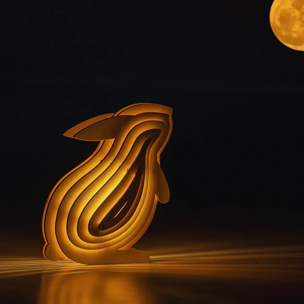 WildCraft™ Wooden Animal Light - Luminoya