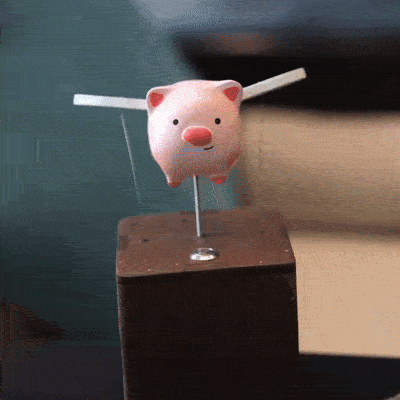 Handcrafted Flying Pig Automaton – The Whimsy in Motion