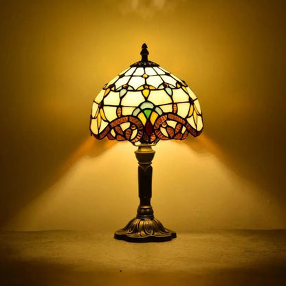 Antique Stained Glass Lamp - Luminoya
