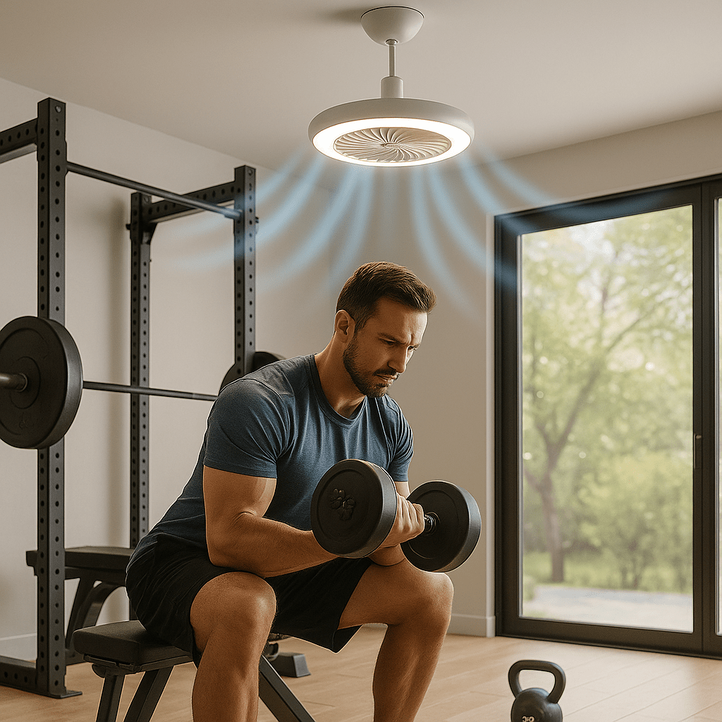 BreeziBulb™ – 2 - in - 1 LED Ceiling Fan Light That Screws in Like a Bulb - Luminoya