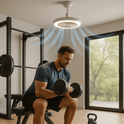 BreeziBulb™ – 2 - in - 1 LED Ceiling Fan Light That Screws in Like a Bulb - Luminoya
