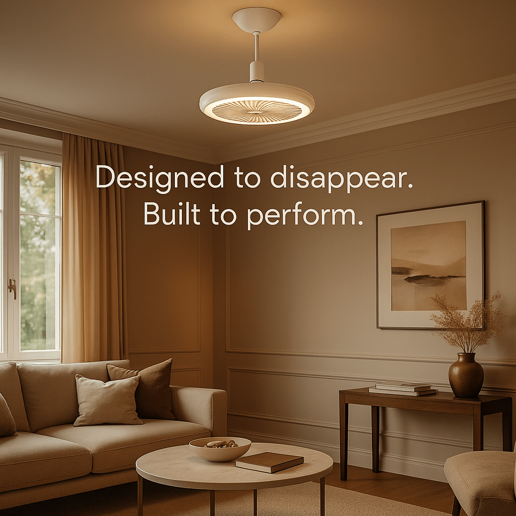 BreeziBulb™ – 2 - in - 1 LED Ceiling Fan Light That Screws in Like a Bulb - Luminoya