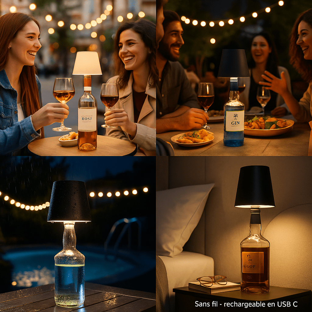 Cordless Bottle Lamp - Luminoya