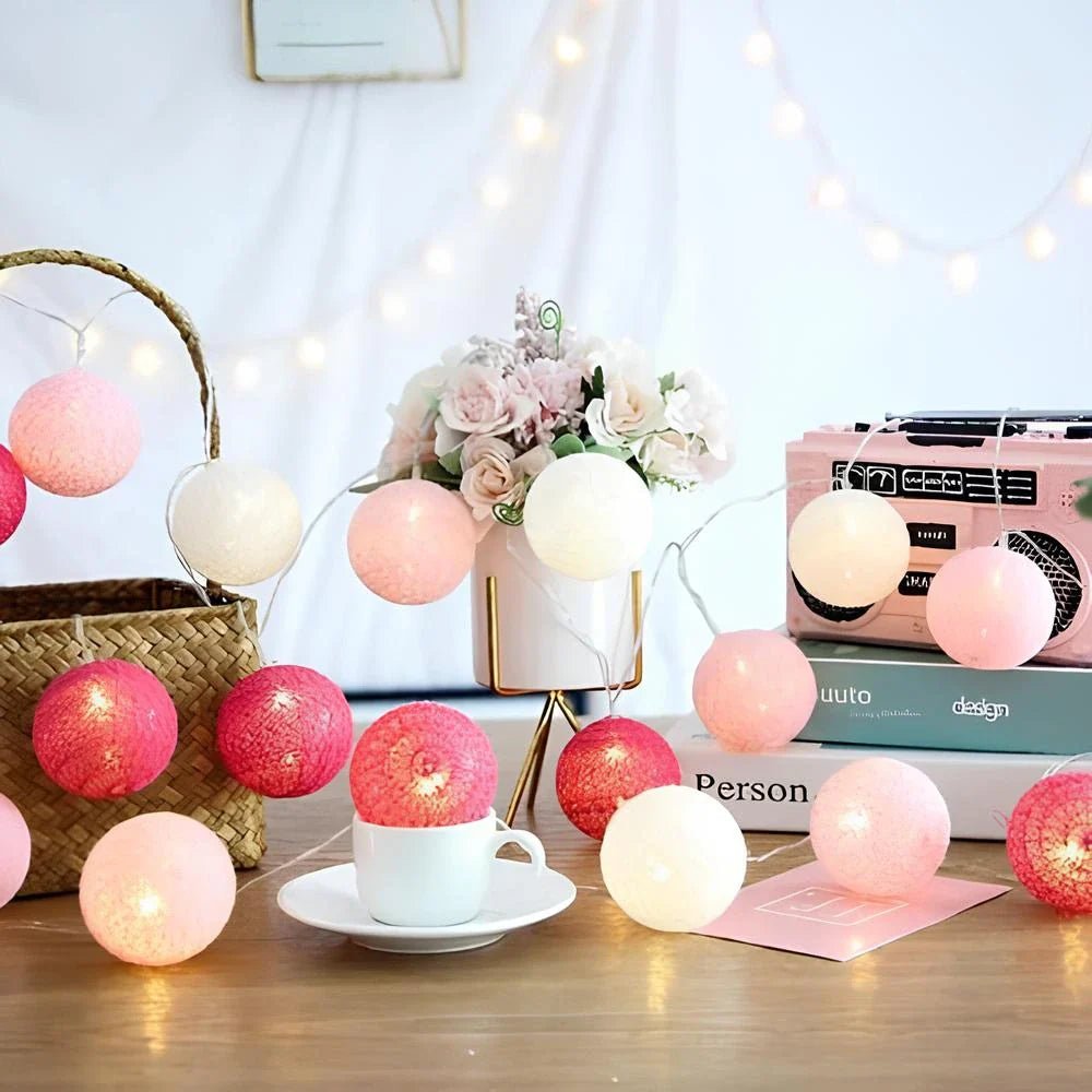 Cotton Ball Garland - Luminoya