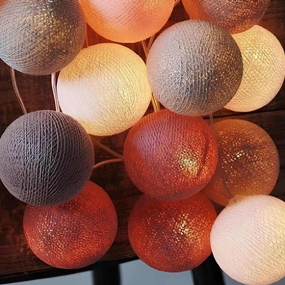 Cotton Ball Garland - Luminoya