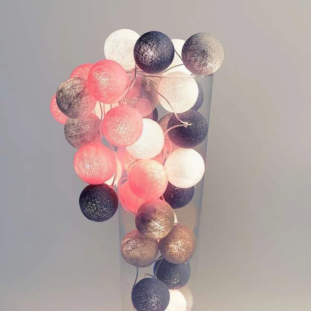 Cotton Ball Garland - Luminoya