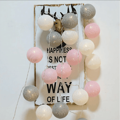 Cotton Ball Garland - Luminoya