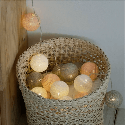 Cotton Ball Garland - Luminoya