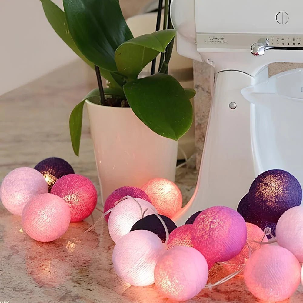 Cotton Ball Garland - Luminoya