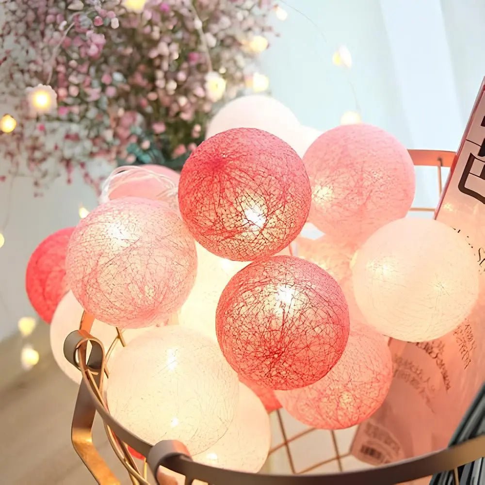 Cotton Ball Garland - Luminoya