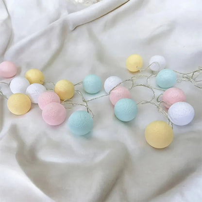 Cotton Ball Garland - Luminoya