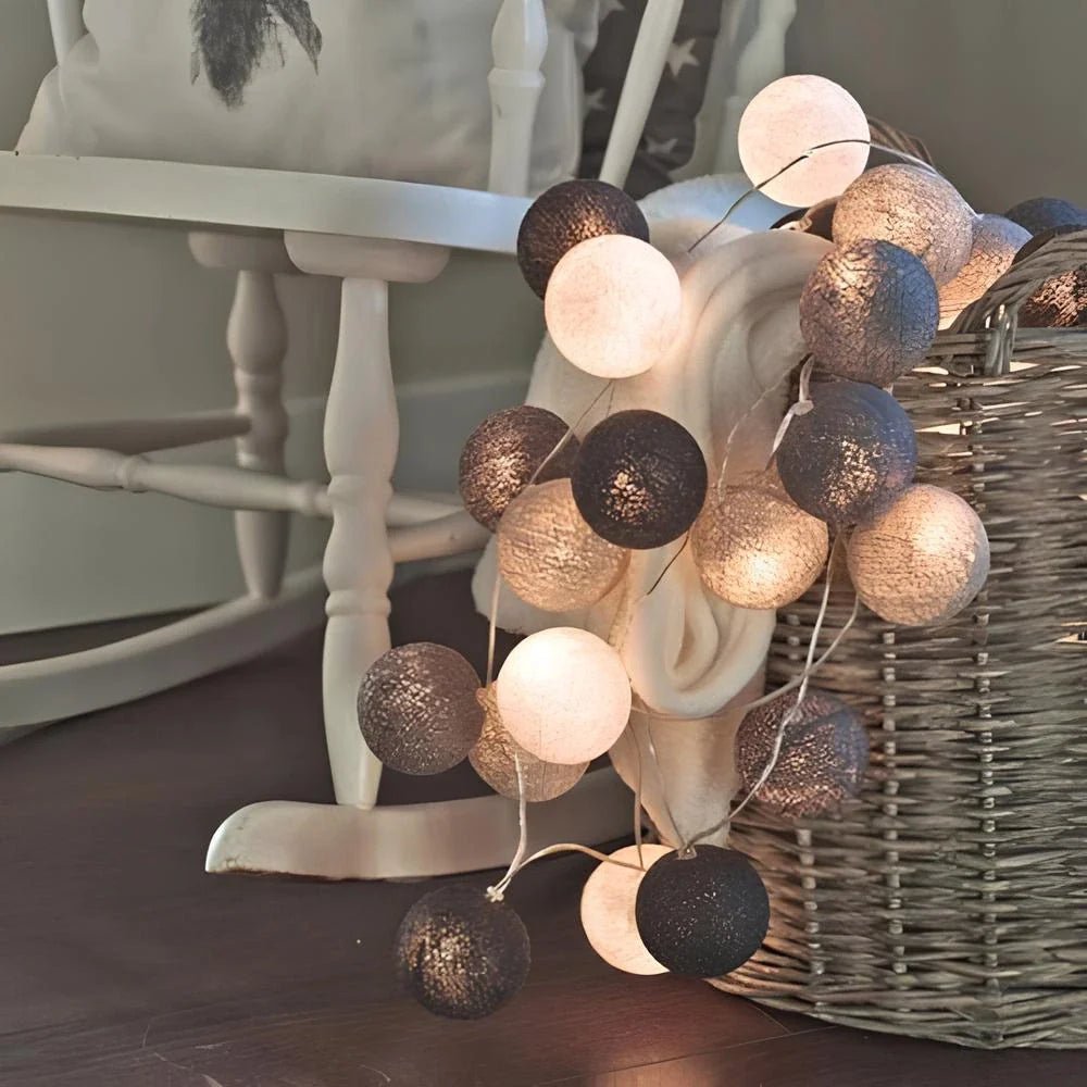 Cotton Ball Garland - Luminoya