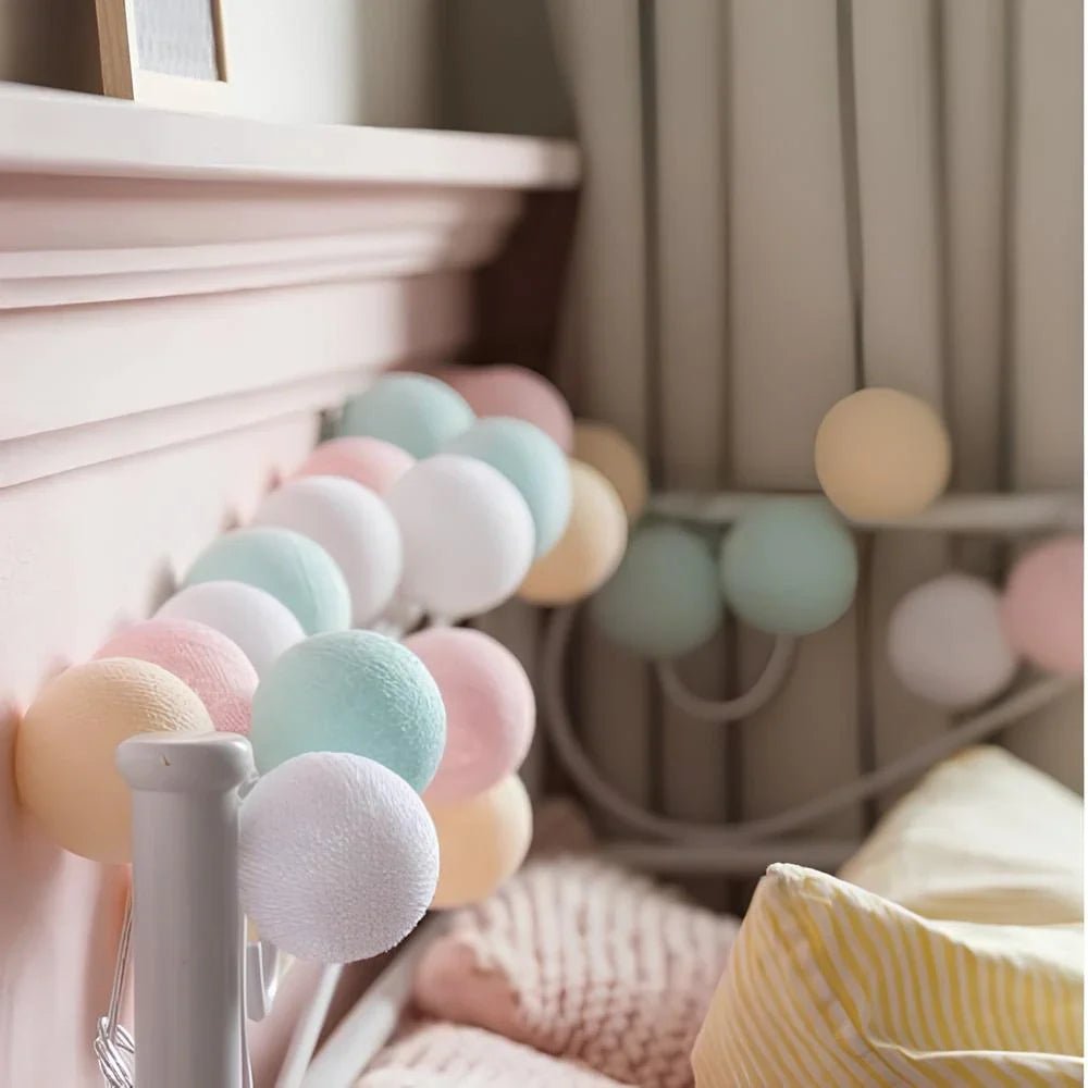 Cotton Ball Garland - Luminoya