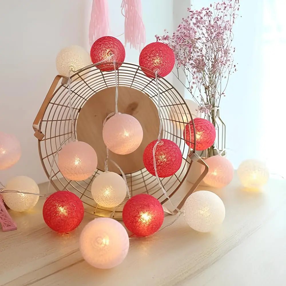 Cotton Ball Garland - Luminoya