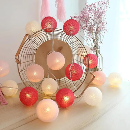 Cotton Ball Garland - Luminoya