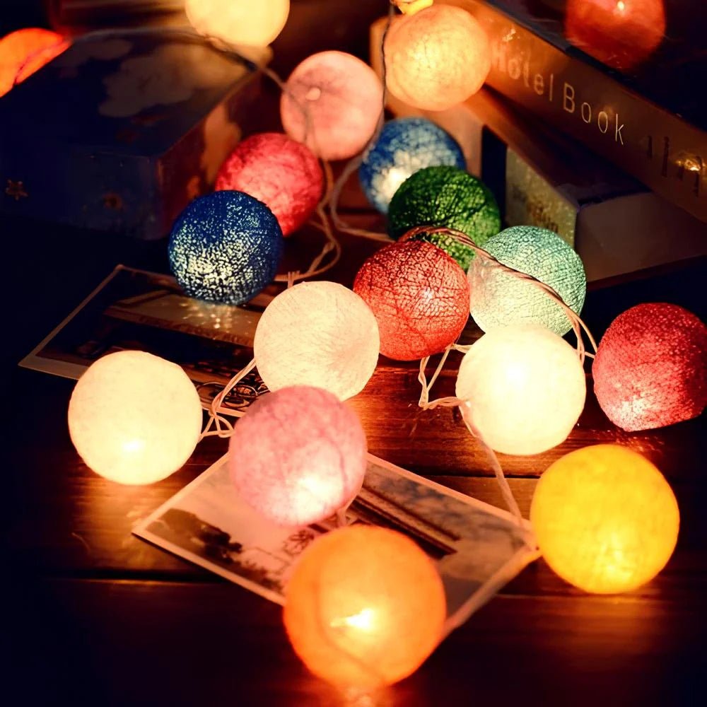 Cotton Ball Garland - Luminoya