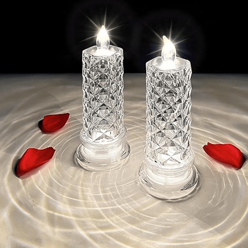 Crystal Candle Light – Romantic Glow, No Mess - Luminoya