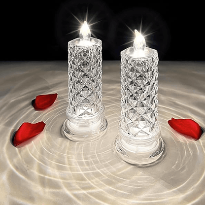 Crystal Candle Light – Romantic Glow, No Mess - Luminoya