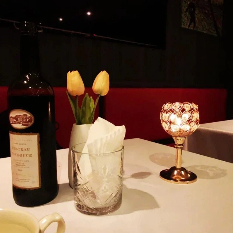 CrystalGlow™ Candle Holder - Luminoya
