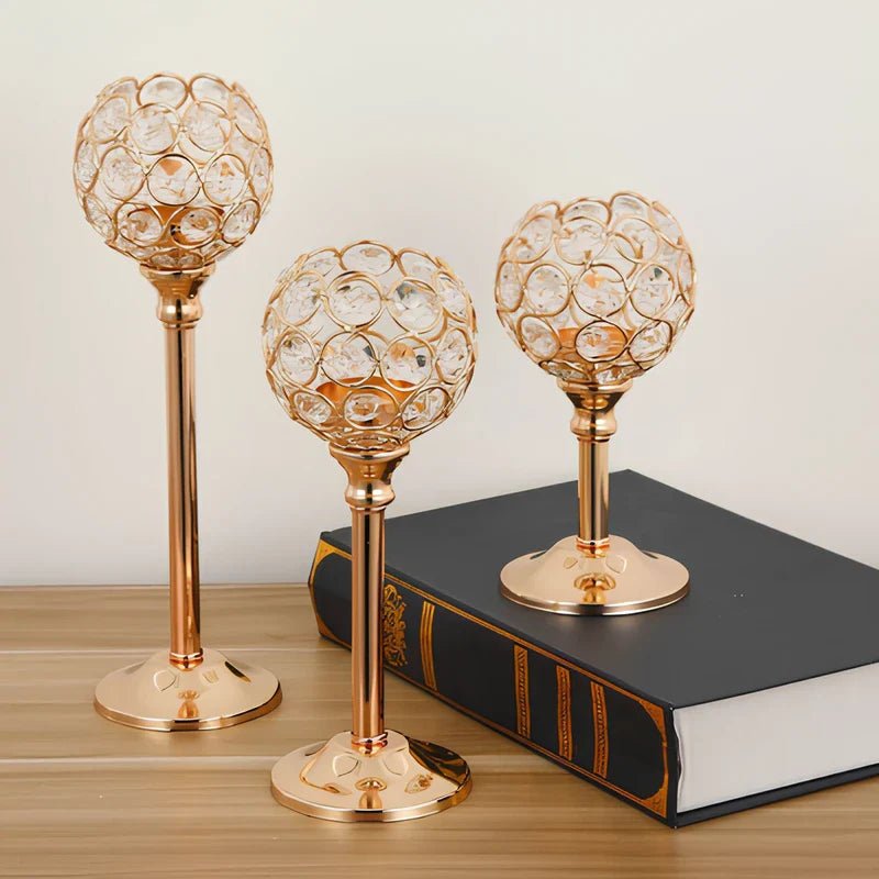 CrystalGlow™ Candle Holder - Luminoya