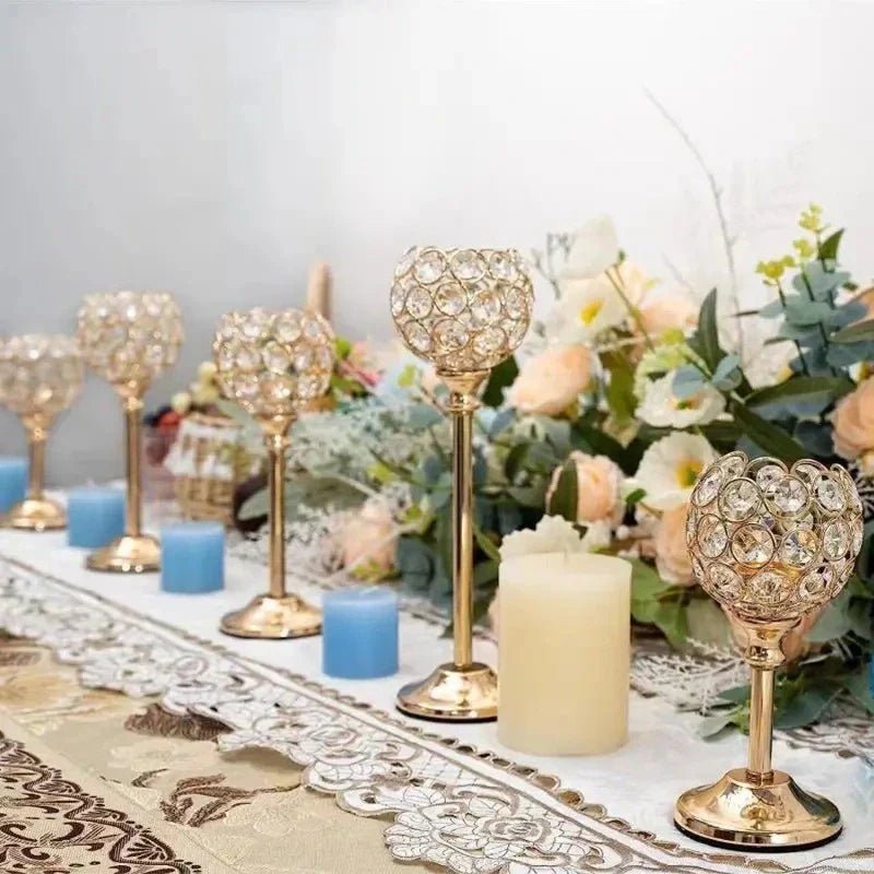 CrystalGlow™ Candle Holder - Luminoya