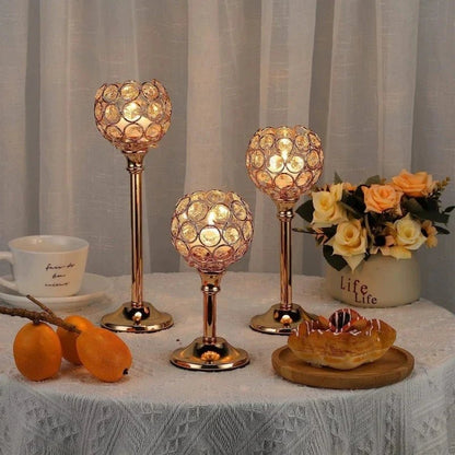 CrystalGlow™ Candle Holder - Luminoya