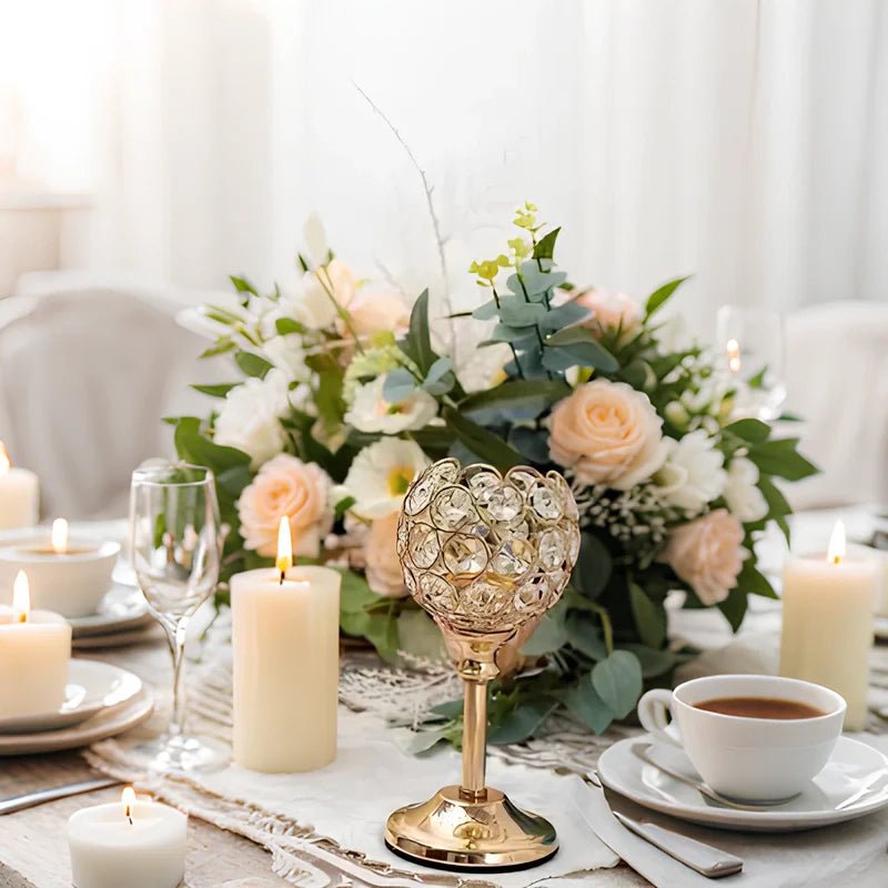 CrystalGlow™ Candle Holder - Luminoya