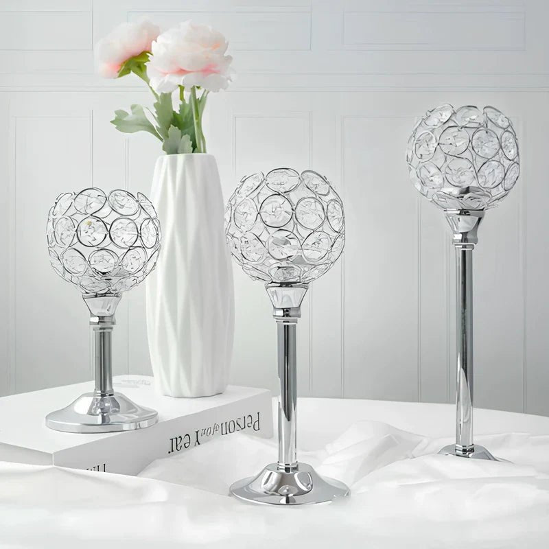 CrystalGlow™ Candle Holder - Luminoya