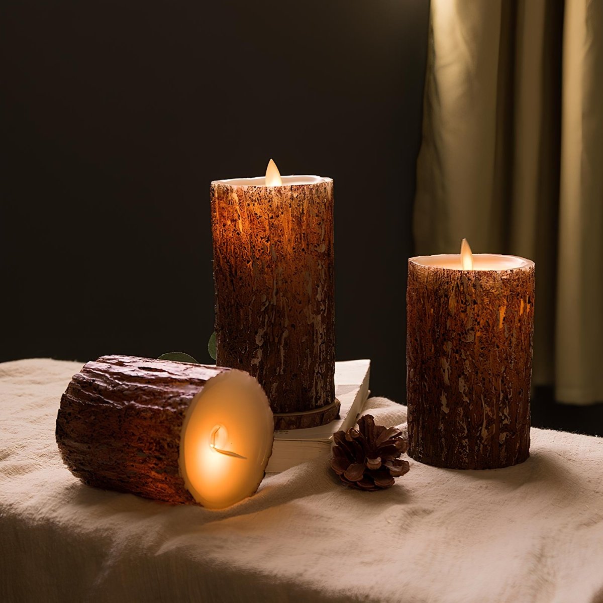 Flameless Block Candles - Luminoya