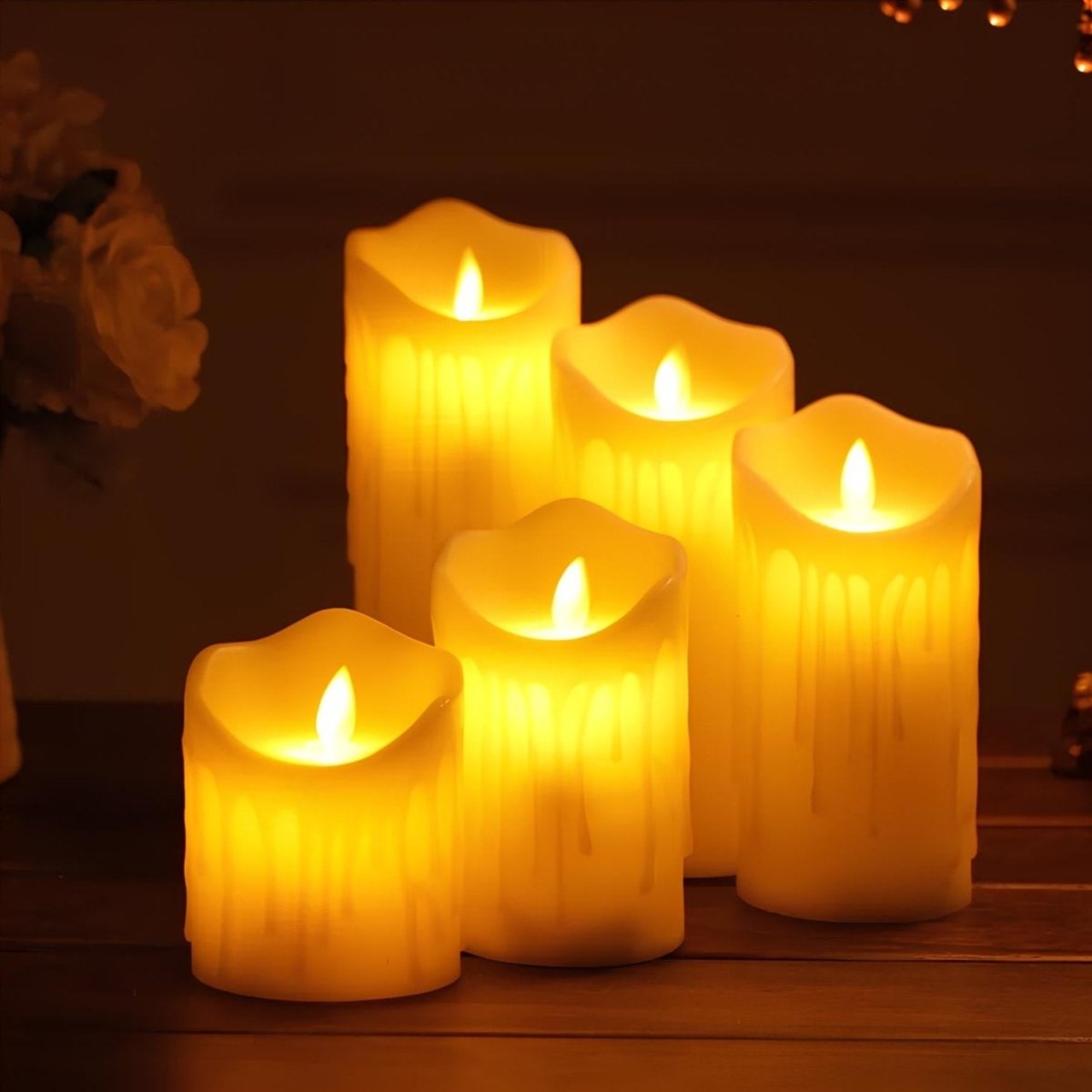 Flameless Block Candles - Luminoya