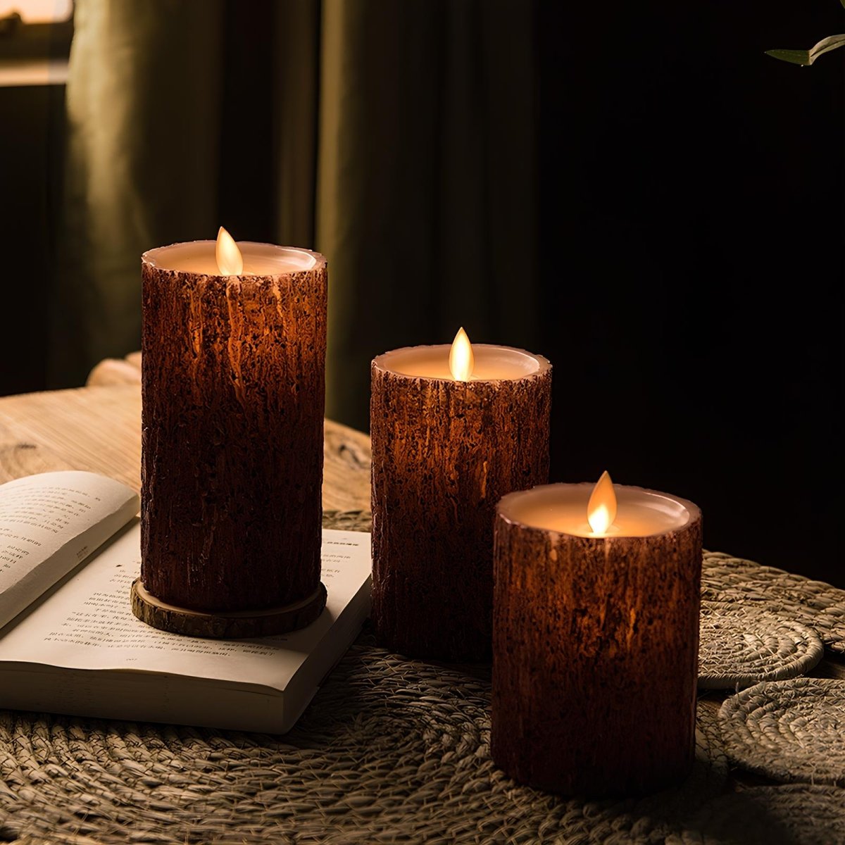 Flameless Block Candles - Luminoya